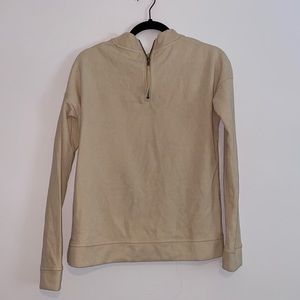 Light Pink Quarter-Zip Sweatshirt Size Medium